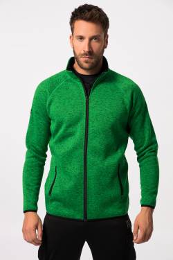 Große Größen JAY-PI Strickfleece-Jacke, Herren, grün, Größe: L, Polyester, JAY-PI von JAY-PI