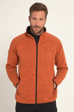 Große Größen JAY-PI Strickfleece-Jacke, Herren, orange, Größe: L, Polyester, JAY-PI von JAY-PI