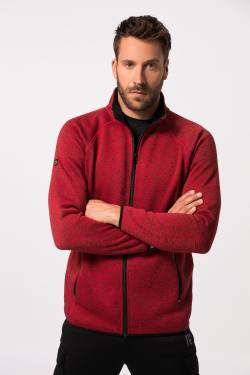 Große Größen JAY-PI Strickfleece-Jacke, Herren, rot, Größe: 4XL, Polyester, JAY-PI von JAY-PI