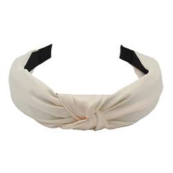 Elegante solide Knoten-Haarbänder für Damen-Mädchen-Stirnbänder Breite Damen-Kopfbedeckungen Haarschmuck, 7 von JAZIEL