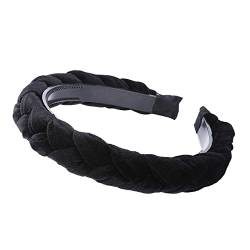 Fashion Shiny Weaving Hair Hoop geflochtenes gepolstertes Stirnband für Frauen Haarband Mädchen Lünette Kopfschmuck Haarschmuck,80,E von JAZIEL