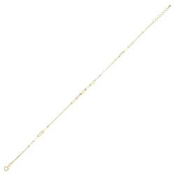 JC Schmuck | Damen Ankerkette Fusskette in 585 Gold | Fußkette Fußkettchen Schmuck | Länge verstellbar 23 cm bis 25 cm | 8426 von JC Trauringe