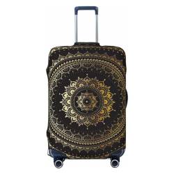 JCAKES Ananas Gepäckabdeckung, Personalisierte Gepäckabdeckungen Trolley Case Protector, Mode Gedruckt Waschbar Elastische Reisekofferabdeckung 45,72-81,28 cm, Kreis, S von JCAKES