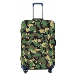 JCAKES Crown and Lips Gepäckabdeckung, Personalisierte Gepäckabdeckungen Trolley Case Protector Fashion Printed Washable Elastic Travel Suitcase Cover, 45.72-81.28cm, camouflage, M von JCAKES