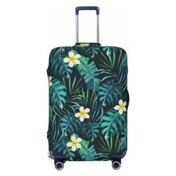 JCAKES Hawaiianische Gepäckabdeckung, personalisierte Gepäckabdeckungen, Trolley-Koffer-Schutz, modisch bedruckt, waschbar, elastisch, Reisekoffer-Abdeckung, 45,72-81,28 cm, Hawaiian, L von JCAKES