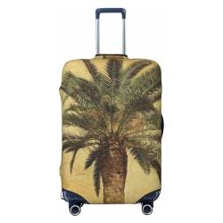 JCAKES Honey Bee Gepäckabdeckung, Personalisierte Gepäckabdeckungen Trolley Case Protector, Fashion Printed Washable Elastic Travel Suitcase Cover, 45.72-81.28cm, Palme Tropisch, S von JCAKES