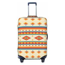 JCAKES Red Cherries Gepäckabdeckung, personalisierte Gepäckabdeckungen Trolley Case Protector Fashion Printed Washable Elastic Travel Suitcase Cover, 45.72-81.28cm, Indianer, L von JCAKES