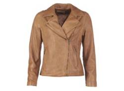 Bikerjacke JCC "1703" Gr. 36, braun (cognac) Damen Jacken Übergangsjacken von JCC