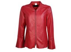 Bikerjacke JCC "31019218" Gr. 40, rot (red) Damen Jacken Übergangsjacken von JCC