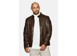 Bikerjacke JCC "31020355" Gr. 50, braun (brown) Herren Jacken Übergangsjacken von JCC