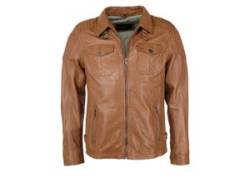 Bikerjacke JCC "3102074" Gr. 4XL, braun (cognac) Herren Jacken Übergangsjacken von JCC