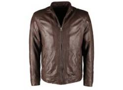 Bikerjacke JCC "6010007-2" Gr. L, braun (brown) Herren Jacken Übergangsjacken von JCC