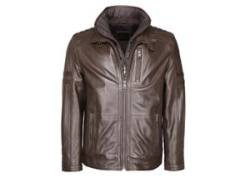 Bikerjacke JCC "63535" Gr. 48, braun (brown) Herren Jacken Übergangsjacken von JCC