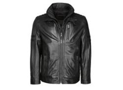 Bikerjacke JCC "63535" Gr. 52, schwarz (black) Herren Jacken Übergangsjacken von JCC