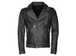 Bikerjacke JCC "8208" Gr. XS, schwarz (black) Herren Jacken Übergangsjacken von JCC