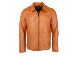 Bikerjacke JCC "Bruma" Gr. 48, braun (cognac) Herren Jacken Übergangsjacken von JCC