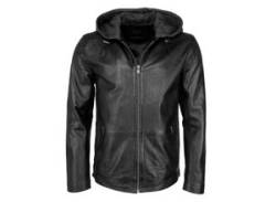 Bikerjacke JCC "MM21-1-03" Gr. 3XL, schwarz (black) Herren Jacken Übergangsjacken von JCC