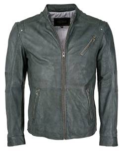 JCC Herren Lederjacke 3102123 Petrol XL von JCC