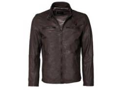 Lederjacke JCC "310-19-224" Gr. 48, braun (brown) Herren Jacken Übergangsjacken von JCC