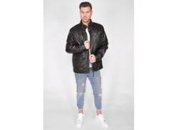 Lederjacke JCC "3102161" Gr. 48, schwarz (black) Herren Jacken Übergangsjacken von JCC