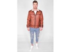 Lederjacke JCC "3102172" Gr. 50, braun (tan) Herren Jacken Übergangsjacken von JCC