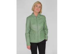 Lederjacke JCC "3102222" Gr. 34, grün (pale green) Damen Jacken Lederjacken von JCC