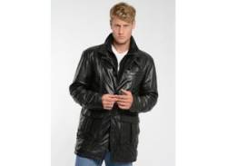 Lederjacke JCC "3102236" Gr. 52, schwarz (black) Herren Jacken Übergangsjacken von JCC