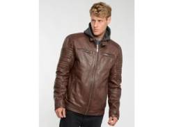 Lederjacke JCC "3102237" Gr. 46, braun (rust) Herren Jacken Übergangsjacken von JCC