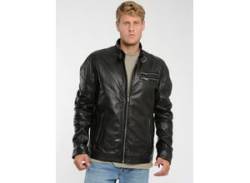 Lederjacke JCC "3102239" Gr. 48, schwarz (black) Herren Jacken Übergangsjacken von JCC