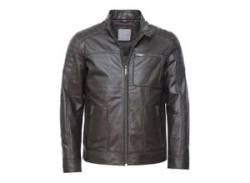 Lederjacke JCC "31023636" Gr. 54, braun (dark brown) Herren Jacken Übergangsjacken von JCC