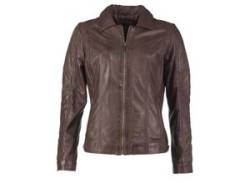 Lederjacke JCC "31024019" Gr. M, braun (midnight brown) Damen Jacken Lederjacken von JCC