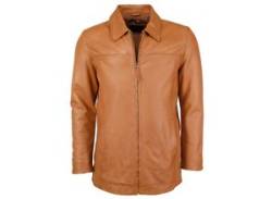 Lederjacke JCC "Saros" Gr. 50, braun (cognac) Herren Jacken Übergangsjacken von JCC