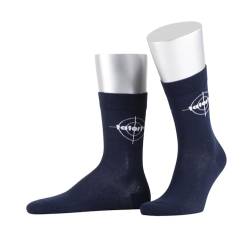 JD J. Dirks Unisex 'Tatort'-Socken BLAU M230052, Größe:43-46, Farbe:marine (06) von JD J. Dirks