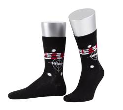 JD J. Dirks Unisex 'Tatort'-Socken EINSCHUSS M230050, Größe:39-42, Farbe:schwarz (1) von JD J. Dirks