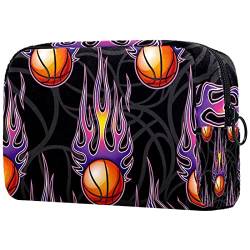 Sport Basketball Muster Reise-Kosmetik-Organizer Kosmetik-Make-up-Etui für Frau von JDEZ