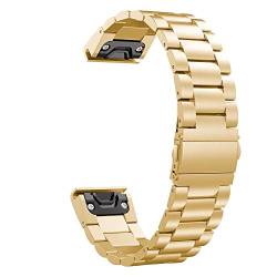 JDIME 20 22 26 mm Smartwatch-Armbänder für Garmin Fenix 7S 7 7X 6S 6 6XPro 5S 5 5XPlus MK2 Edelstahl Schnellverschluss Correa Armband, 20mm Fenix 7X, Achat von JDIME