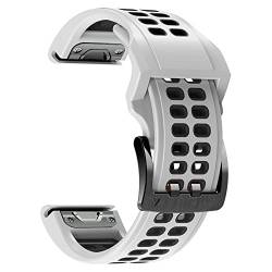 JDIME 22 mm Quickfit Smartwatch-Armband für Garmin Fenix 5 Plus 6 Pro 7 Forerunner 935 945 Epix Silikon-Armband Correa, 22mm Width, Achat von JDIME