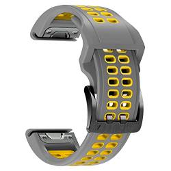JDIME 22 mm Quickfit Smartwatch-Armband für Garmin Fenix 5 Plus 6 Pro 7 Forerunner 935 945 Epix Silikon-Armband Correa, For Fenix 7, Achat von JDIME