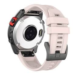 JDIME Armband für Garmin Fenix 7X Smart-Armband, 20 mm, 22 mm, 26 mm, schnell und einfach anzubringen, Silikon-Armband für Garmin Fenix 7 7S, 22 mm, Achat von JDIME
