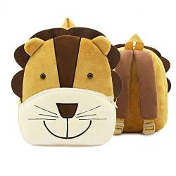 Kinderrucksack, Animal Schule Tasche Rucksack Süßer Cartoon Löwe Design Babyrucksack for Kinder Baby Jungen Mädchen Kleinkind 2-4 Alter… von JDRL