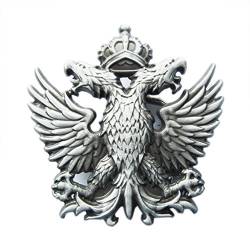 Gürtelschnalle im Vintage-Stil, russisches Kaiserkrone, Doppelkopf, Adler von JEAN'S FRIEND
