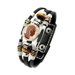 JEDTAKCT 12 Sternzeichen-Leuchtarmbänder – Zwölf Sternbilder, Zeit-Edelstein-Armband, Handgefertigt, Mehrschichtig, Perlenarmband, Schmuck Für Studentinnen, Geschenke, 17 Cm + 5 Cm von JEDTAKCT