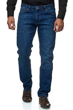 JEEL Herren-Jeans - Regular-Fit Straight-Cut - Stretch - Jeans-Hose Basic Washed 03-blau 29W / 30L von JEEL