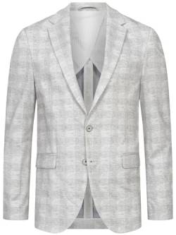 JEFF Herren JFLeo Sakko mit Stretch | Klassische Anzugjacke Herrenjackett Grey Check 56 von JEFF