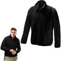 JEMIDI Strickfleece-Pullover Herren Fleece Jacke - Männer Fleecejacke Half-Zip - 100% Polyester (1-tlg) von JEMIDI