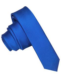 JEMYGINS Krawatte Blau schmale Krawatten für Herren seide Hochzeit Schlips (11) von JEMYGINS