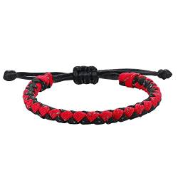 JENDEAR SHINE Paracord Armband für Herren, Handgewebtes, Verstellbares, Wasserdichtes Seilarmband zum Segeln, Surfen, Outdoor Wandern von JENDEAR SHINE