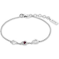 JETTE Armband JETTE Damen-Armband 925er Silber, recycelt 1 Rubin, Damenschmuck von JETTE