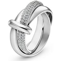 JETTE Silberring JETTE Damen-Damenring 925er Silber 62 Zirkonia, Zirkonia, synthetisch von JETTE