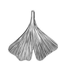 JEVELION Anhänger 925 Silber mit Ginkgo-Blatt Sterlingsilber für Damen von JEVELION